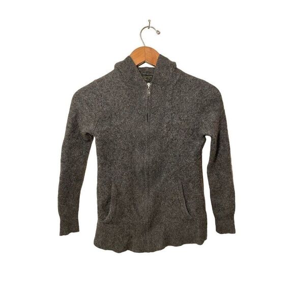 Charter Club Cashmere Sweaters - Cashmere Charter Club Luxury Cashmere Sweater Hood Pockets Zipper Small Gray